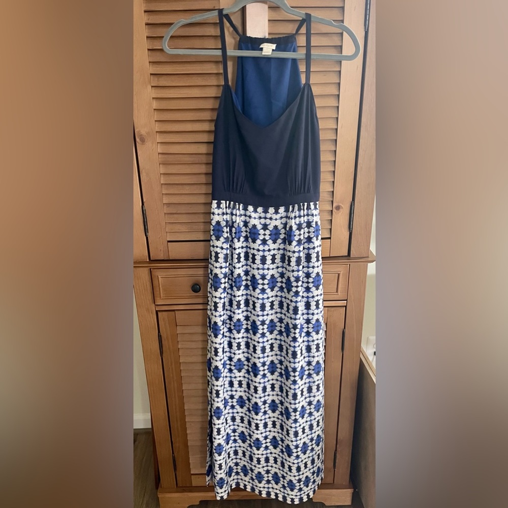 JCrew ikat midi dress like new